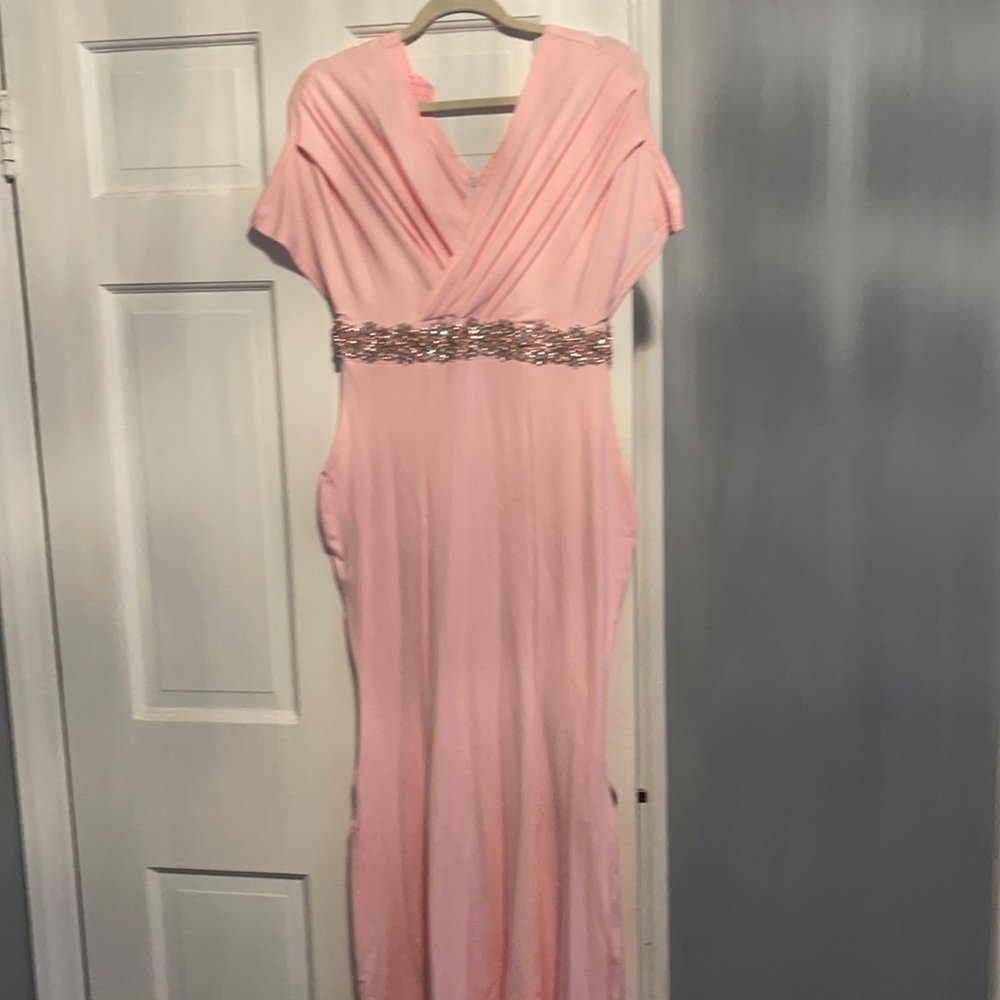 Gorgeous PETITE Blush pink dress